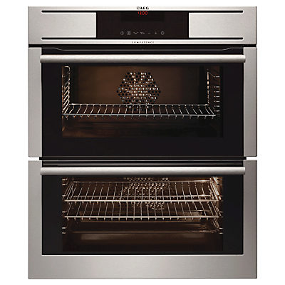AEG NC7013001M Double Built-Under Oven, Stainless Steel AEG NC7013001M Double Built-Under Oven, Stainless Steel